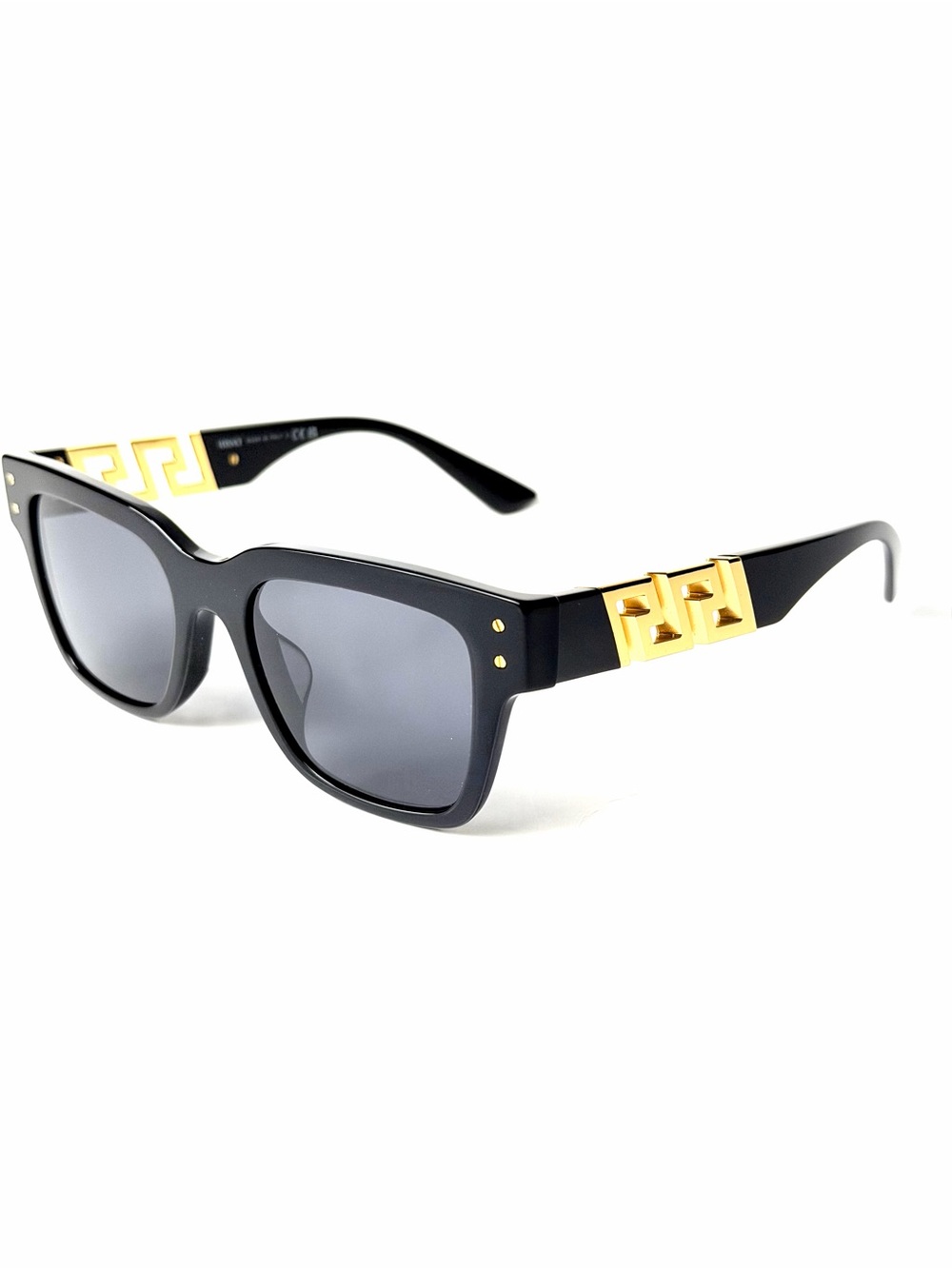 Versace Mod 4421 F GB1/87 Black Dark Grey Gold Authentic New 4421F NWT - Picture 6 of 8